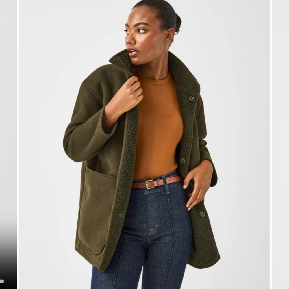 SPANX Olive Green Women's Jacket